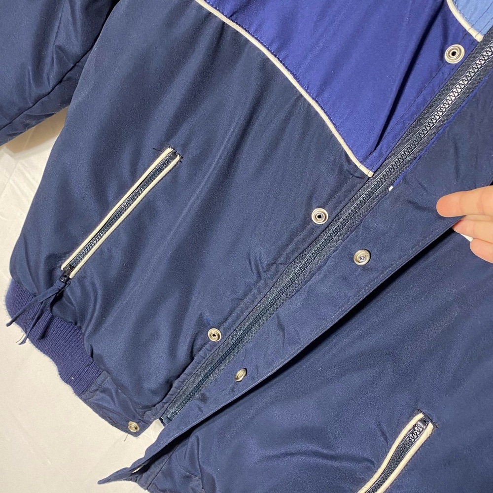 Vintage House Of Perless Blue Winter Coat LT - Picture 9 of 15